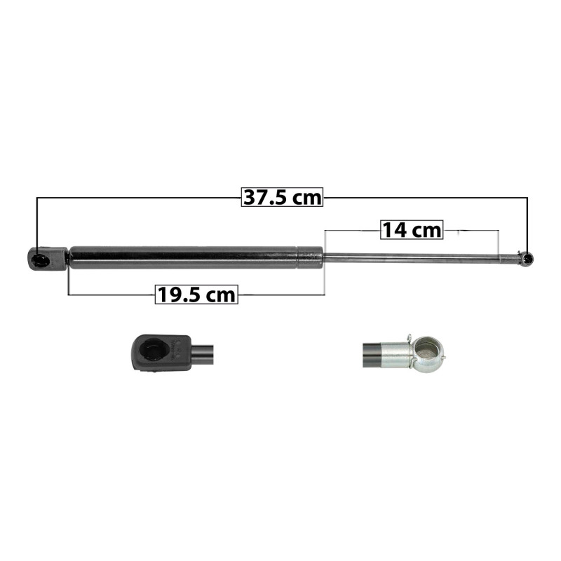 AMORTIGUADOR COFRE HUMMER H3 06-10 37.5 19.5 14 ENTRADA TIPO 9 ENTRADA 2 TIPO 5 470 105.66 47.93 410 92.17 41.81 SPART 8562 TUR