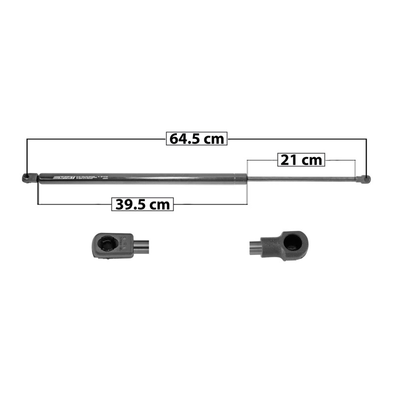 AMORTIGUADOR 5TA PUERTA NISSAN ARMADA 04-15 64.5 39.5 21 ENTRADA TIPO 9 ENTRADA 2 TIPO 1 660 148.37 67.3 720 161.82 73.4 SPART SP-5726 TUR DER/ IZQ