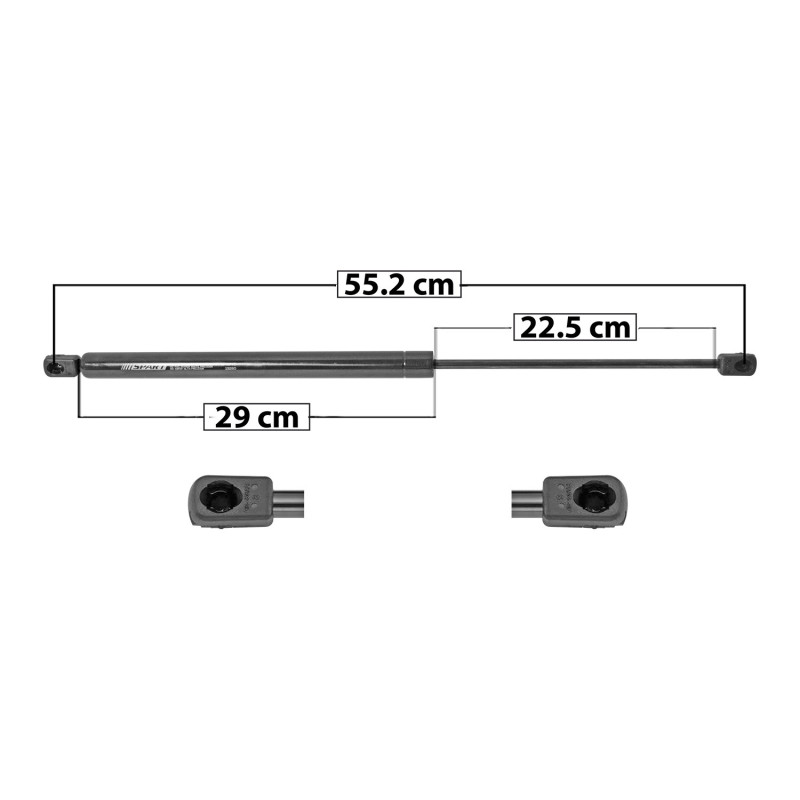 AMORTIGUADOR 5TA PUERTA NISSAN QUEST 99-02 55.2 29 22.5 ENTRADA TIPO 9 ENTRADA 2 TIPO 9 570 128.14 58.12 630 141.63 64.24 SPART SP-6745 TUR DER/ IZQ