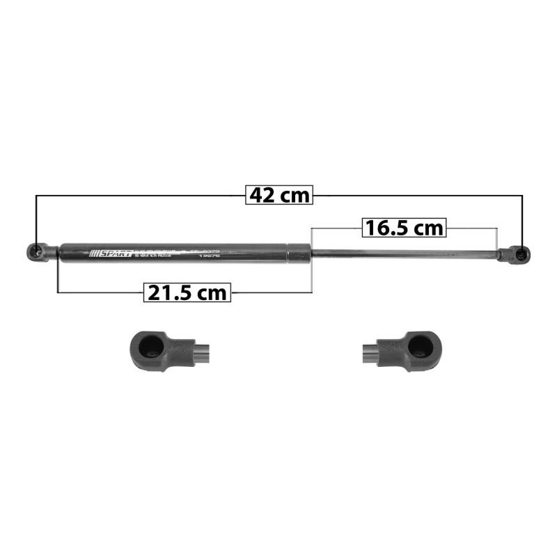 [50807MAN] AMORTIGUADOR 5TA PUERTA RENAULT MEGANE HATCHBACK 02-08 42 21.5 16.5 ENTRADA TIPO 1 ENTRADA 2 TIPO 1 470 105.66 47.93 530 119.14 54.04 SPART SP-8379 TUR DER/ IZQ