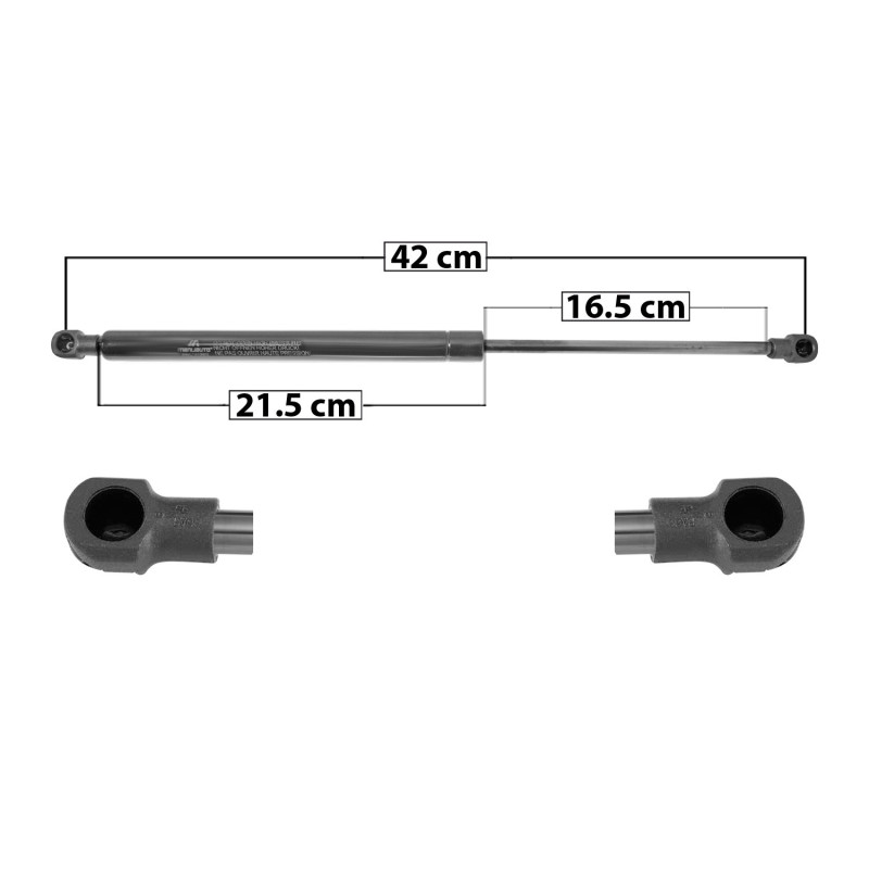 [60081MAN] AMORTIGUADOR 5TA PUERTA RENAULT MEGANE HATCHBACK 02-08 42 21.5 16.5 ENTRADA TIPO 1 ENTRADA 2 TIPO 1 470 105.66 47.93 530 119.14 54.04 SPART SP-8379 TUR DER/ IZQ
