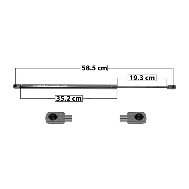 [50910MAN] AMORTIGUADOR 5TA PUERTA SN VUE 08-10 58.5 35.2 19.3 ENTRADA TIPO 9 ENTRADA 2 TIPO 9 470 105.66 530 119.15 SPART 6366 TUR DER/ IZQ