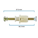 AJUSTADOR UNIDAD TOYOTA PU 1950 AL 2022 HOYO 4.8 MM LARGO 57.3MM TALLO 46.3MM NYLON 1PZAS