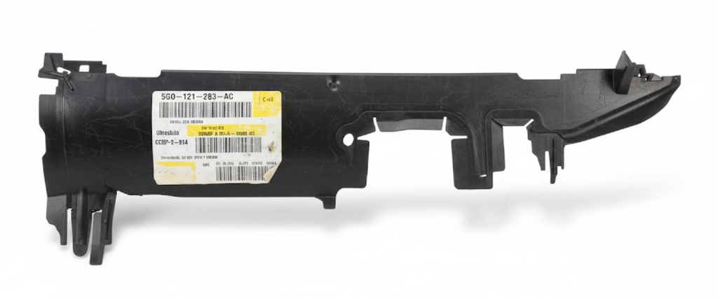 TOLVA RADIADOR DEFLECTOR DE AIRE VOLKSWAGEN GOLF 2016 AL 2020 DEL IZQ ORIGINAL COD. 5G0-121-283-AC