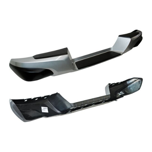 DEFENSA MITSUBISHI PU L200 2016 AL 2019 GRIS S/BRAZOS S/REFUERZO TRAS TW *A