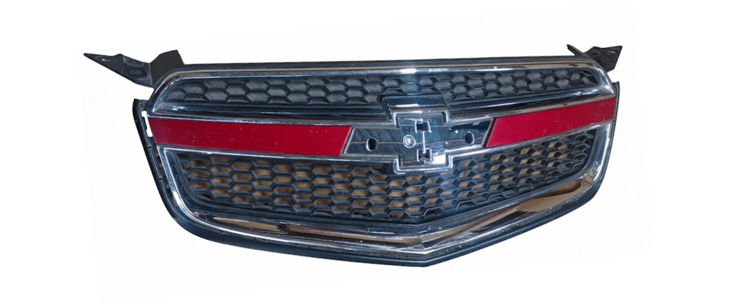 REJILLA (PARRILLA) CHEVROLET AVEO 2017 A 2019 F/CROMADO C/MOLDURA DESMONTADOR ORIGINAL COD. 4246-6075