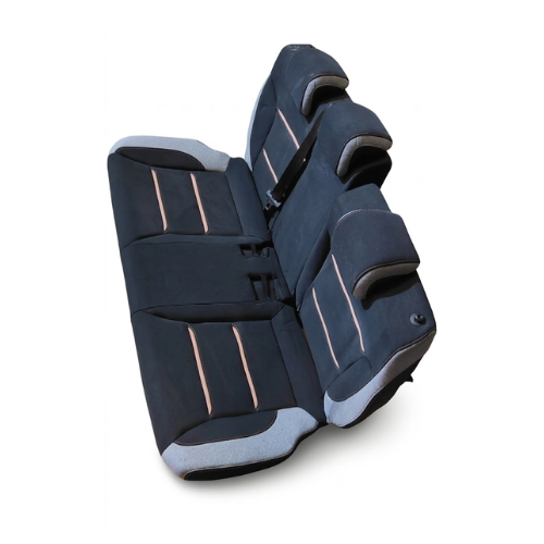 ASIENTO BANCA JAC E10X 2022 AL 2026 TELA C/CINTURON D/SEGURIDAD CENT C/CABECERAS TRAS