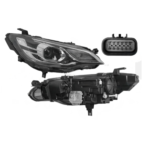 [FACH-CA18-CNCLUP1] FARO CHEVROLET CAVALIER 2018 AL 2021 C/LEDS C/LUPA DER CN