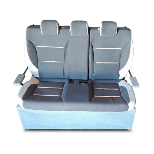 SALA DE ESTAR RACING AUTO DE TELA NEG/GRIS