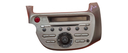 ESTEREO HONDA FIT 2009 AL 2014 C/BOTON P/RADIO AM/FM P/CD C/ENTRAD AUX DESMONTADO ORIGINAL COD. MF628EB