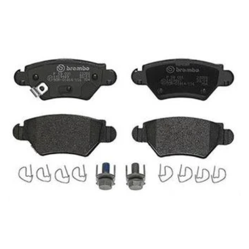 [BACH-AS00-J4C4] BALATAS FRENO CHEVROLET ASTRA 2000 AL 2008 4 CIL 1.8/2.0L/ ZAFIRA 2002 AL 2006 4 CIL 1.8/2.2L JGO 4 PZAS TRAS BREMBO COD. P59031