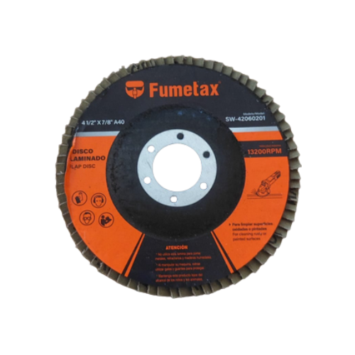 [DL4-1/2-7/8] DISCO LAMINADO 4 1/2" X 7/8" A40 FUMETAX COD. SW-42060201