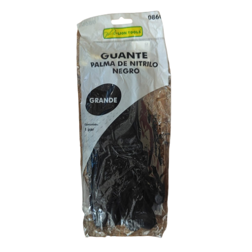 [GULT-NIGR] GUANTE PALMA NITRILO CAMUFLAJE LION TOOLS ASGA GRANDE COD. 0860