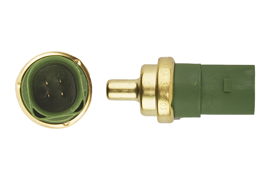 [059919501A] SENSOR BULBO TEMPERATURA VOLKSWAGEN JETTA IV 99-15 - GOLF IV 99-07 / 4 POLOS-SENSOR DOBLE COLOR VERDE BRUCK