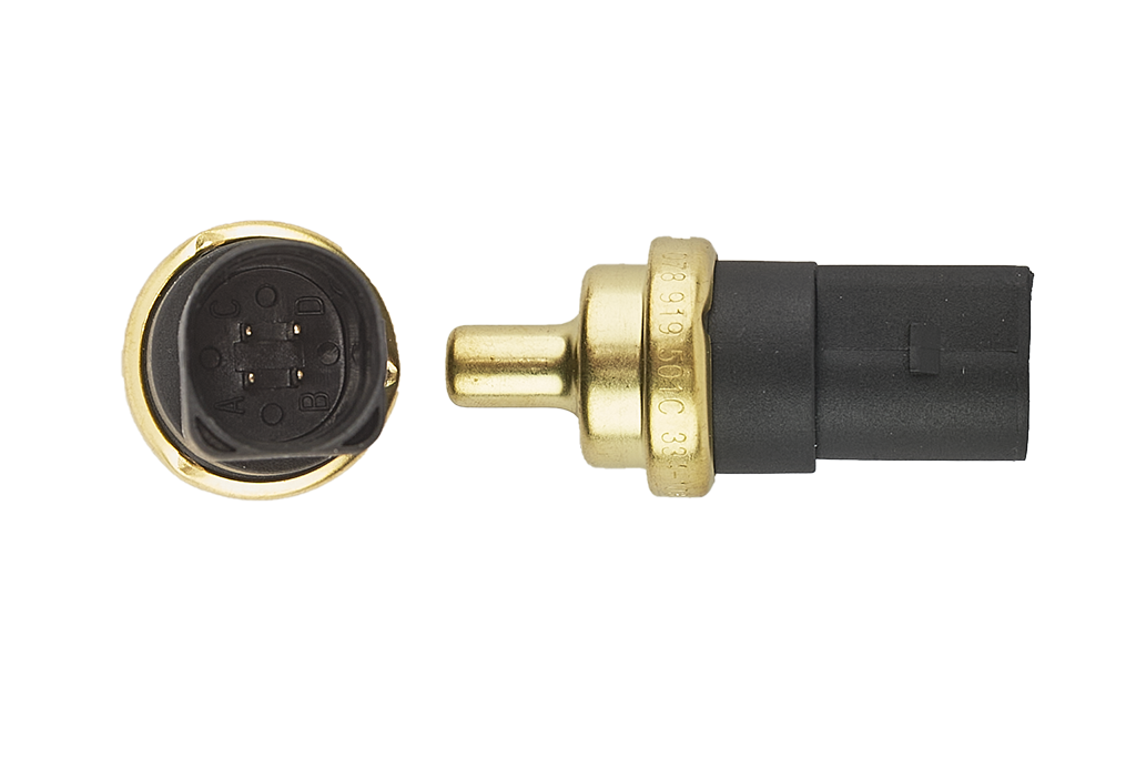 [078919501C] SENSOR BULBO TEMPERATURA VOLKSWAGEN JETTA IV 99-15 2.0 - GOLF IV 99-07 2.0 / 4 POLOS COLOR NEGRO BRUCK