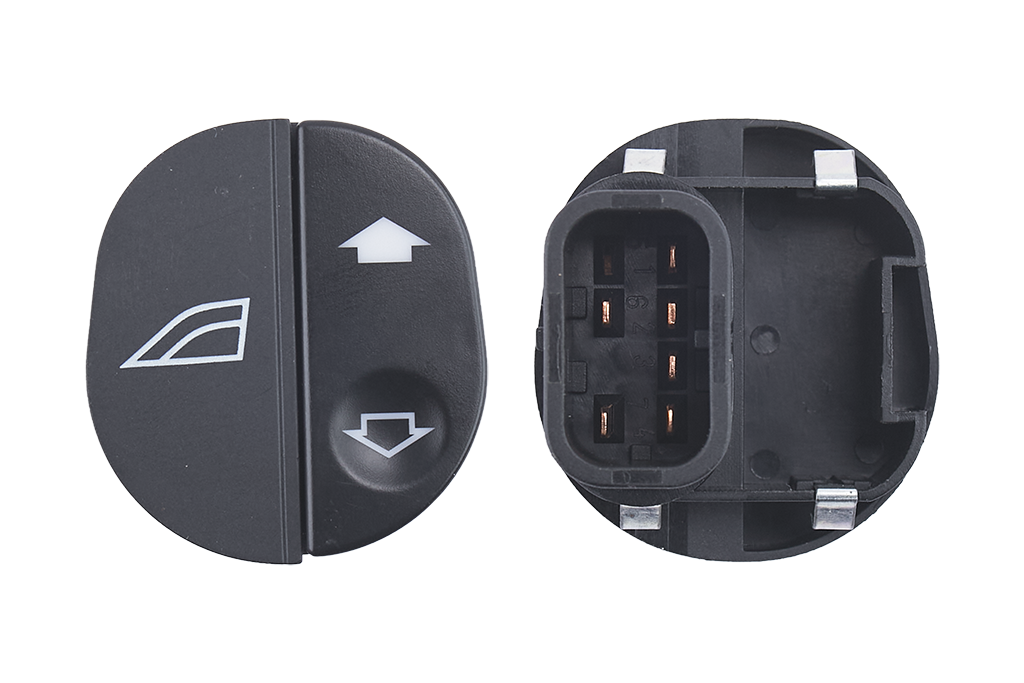 [96FG14528AC] BOTON CONTROL FORD FIESTA 03-10 - KA 01-08 / COMANDO SENCILLO-DER LEVANTAVIDRIO ELECTRICO BRUCK