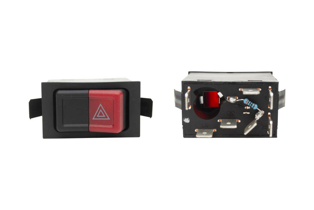 [161953235A] BOTON CONTROL VOLKSWAGEN ATLANTIC 1981-1987 1.7, 1.8 - CARIBE 1977-1987 1.6, 1.8 / INTERMITENTES BRUCK