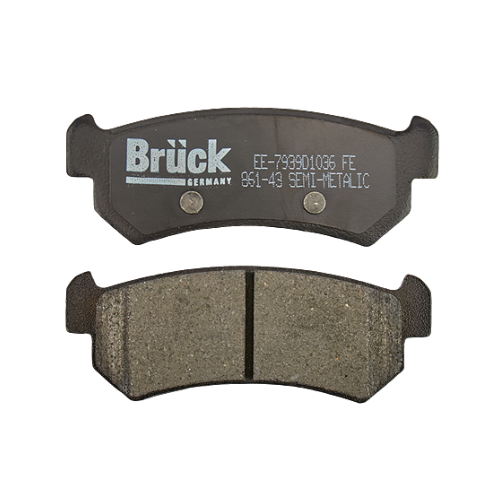 [EE-7939D1036] BALATA FRENO CHEVROLET OPTRA 2006-2010 2.0 / 14.6MM-TRAS SEMIMETALICA BRUCK