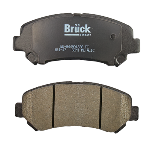 [EE-8449D1338] BALATA FRENO NISSAN SENTRA B16 2006-2012 2.0 - ROGUE 2008-2016 2.5 / 17MM- DEL SEMIMETALICA BRUCK
