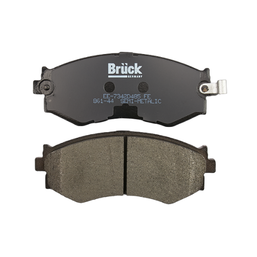 [EE-7342D485] BALATA FRENO NISSAN SENTRA B15 2000-2006 1.8 / 17MM-CON GUIA- DEL SEMIMETALICA BRUCK