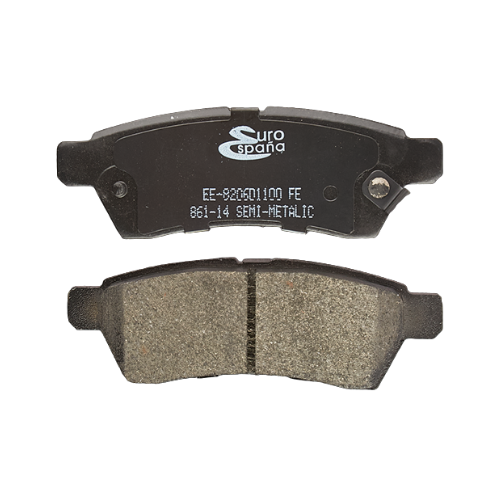 [EE-8206D1100] BALATA FRENO NISSAN PU D22 2002-2008 2.4 / 15.9MM-TRAS SEMIMETALICA BRUCK