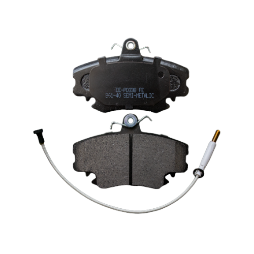 [EE-PD338] BALATA FRENO NISSAN PLATINA 02-10 - CLIO 02-10 - APRIO 08-10 / 18.2MM-CON SEGURO- DEL SEMIMETALICA BRUCK