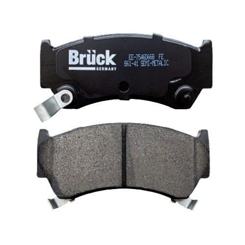 [EE-7546D668] BALATA FRENO NISSAN SENTRA B14 1995-1999 1.6 - LUCINO 1995-2000 2.0 / 15.8MM- DEL SEMIMETALICA BRUCK