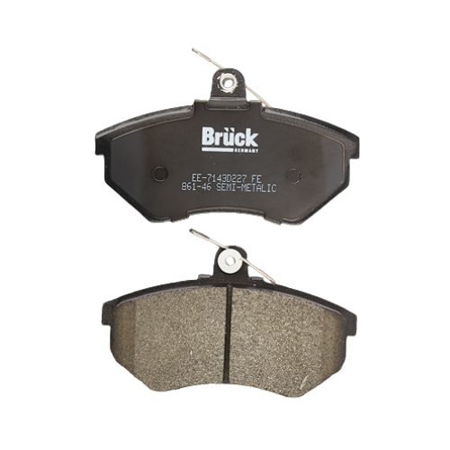 [EE-7143D227] BALATA FRENO VOLKSWAGEN AUDI SEAT JETTA III 93-99 - GOLF III 93-99 / 19.3MM-CON SEGURO-SUP DEL SEMIMETALICA BRUCK
