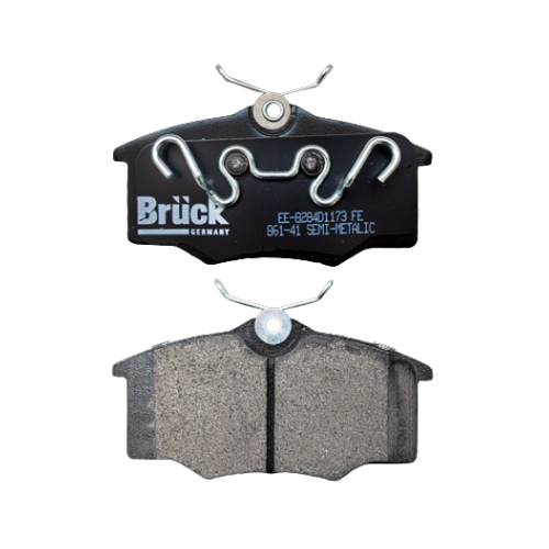 [EE-8284D1173] BALATA FRENO VOLKSWAGEN AUDI SEAT POINTER 98-05 - POINTER PICKUP 98-02 / 15MM-DISCO VENTILADO-SUP DELSEMIMETALICA BRUCK