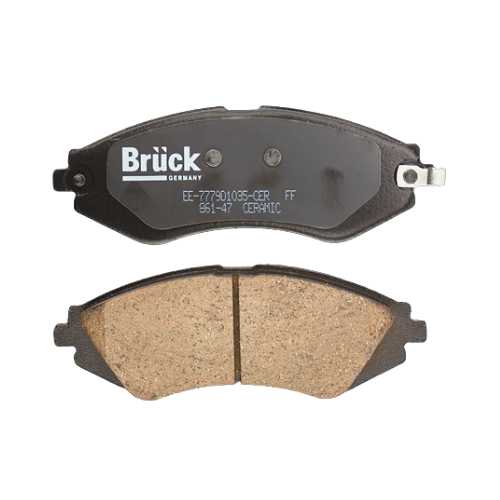 [EE-7779D1035-CER] BALATA FRENO CERAMICA CHEVROLET AVEO 04-10 - OPTRA 06-10 - G3 06-10 / 17.5MM-DISCO VENTILADO- DEL BRUCK