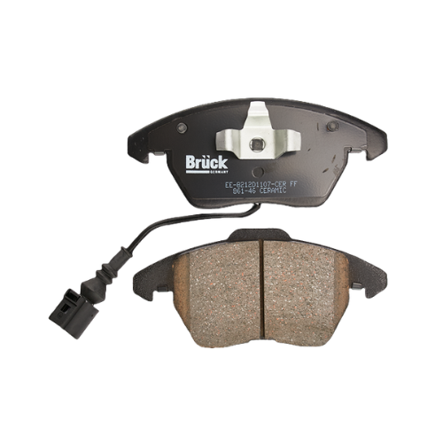 [EE-8212D1107-CER] BALATA FRENO CERAMICA VOLKSWAGEN AUDI SEAT JETTA VI BICENTENARIO 11-18 - BORA 05-10 / 20.6 MM-CON SEGURO-CON SENSOR- DEL BRUCK