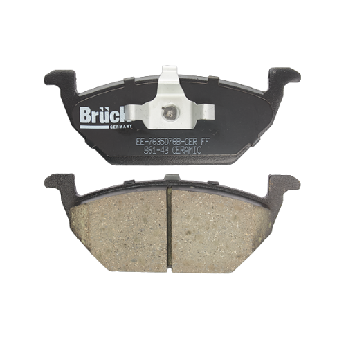 [EE-7635D768-CER] BALATA FRENO CERAMICA VOLKSWAGEN AUDI SEAT BEETLE 98-11 - LUPO 05-09 - AUDI A3 96-03 / 19.8MM-CON SEGURO- DEL BRUCK