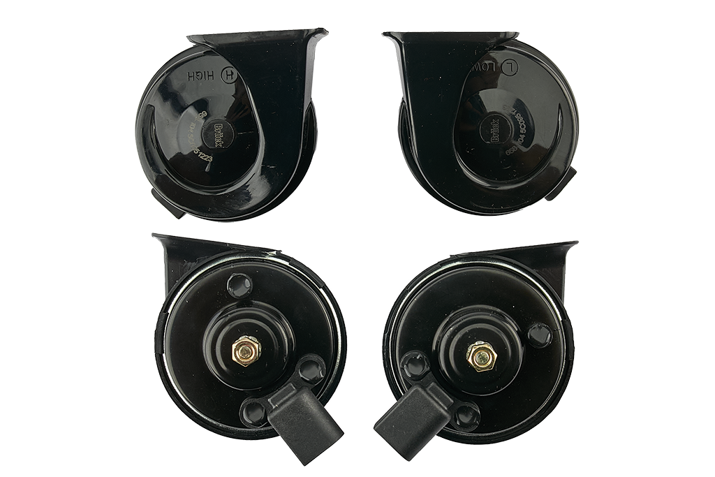 [5C0951223] BOCINA CLAXON VOLKSWAGEN BORA 05-10 2.5FSI - JETTA VI BICENTENARIO 11-18 / 2 PIEZAS - TONO AGUDO Y GRAVE CARACOL BRUCK