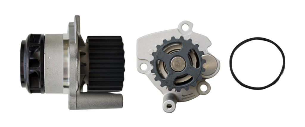 [045121011F] BOMBA AGUA VOLKSWAGEN AUDI SEAT JETTA IV 99-15 - BORA 05-10 - BEETLE 98-11 / POLEA CON 19 DIENTES BRUCK