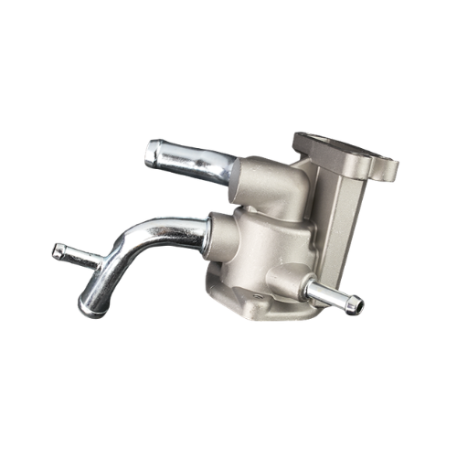 [11061F4300] BRIDA TOMA AGUA NISSAN TSURU III 92-17 - SENTRA B14 95-99 / 2 TUBOS-2 PIPETAS-HOUSING ALUMINIO BRUCK