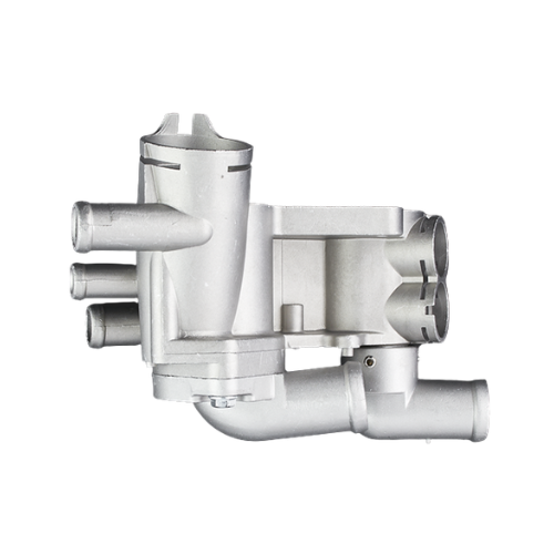 [032121111AT-AL] BRIDA TOMA AGUA VOLKSWAGEN AUDI SEAT POLO 03-071.6/ 1 TERMOSTATO-6 SALIDAS-CAJA REGULADORA-SIN PIPA LATERAL ALUMINIO BRUCK