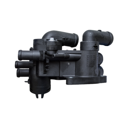 [032121111CL] BRIDA TOMA AGUA VOLKSWAGEN AUDI SEAT GOL09-201.6-CROSSFOX 06-171.6/ 6 SALIDAS-CON PIPA LATERAL-CAJA REGULADORA BRUCK