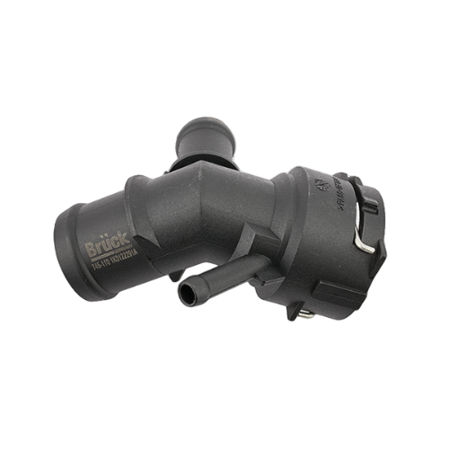 [1K0122291A] BRIDA TOMA AGUA VOLKSWAGEN AUDI SEAT AUDI A3 04-12 - PASSAT B6 05-11 /COPLE 150 CV-TIENE DOS SALIDAS Y UNA PIPETA BRUCK
