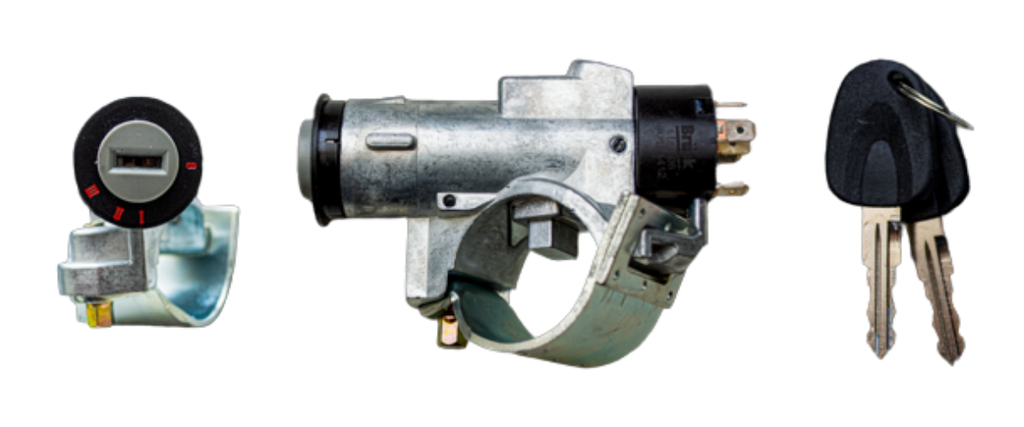 [90191412] CILINDRO ENCENDIDO CHEVROLET CHEVY 1995-2003 1.4, 1.6 / INCLUYE PASTILLA Y LLAVES5 PINES BRUCK