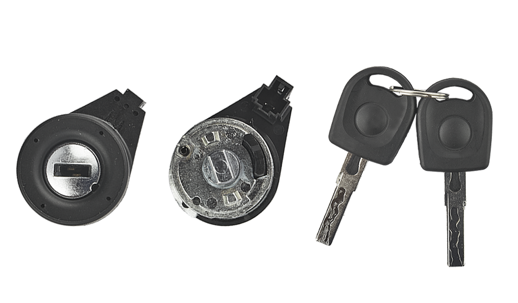 [3B0905855G] CILINDRO ARRANQUE VOLKSWAGEN JETTA IV 99-15 - GOLF IV 99-07 / LLAVE SENCILLA-ORIFICIO PARA CHIP BRUCK