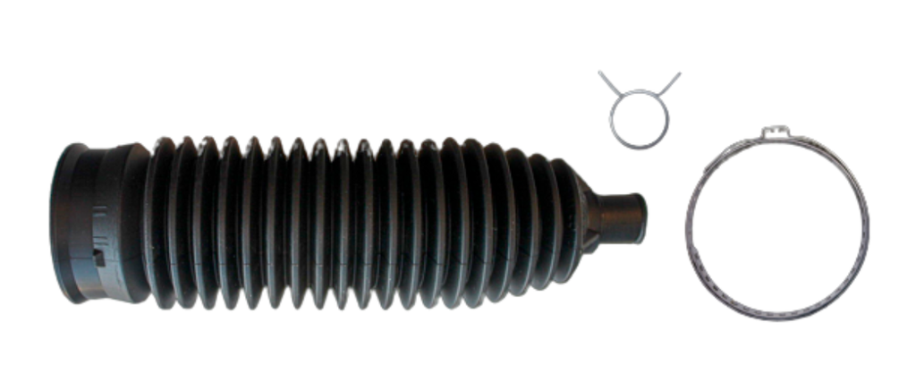 [6Q0423831D] CUBRE POLVO DIRECCION VOLKSWAGEN AUDI SEAT VENTO 14-19 - POLO 13-19 - CROSSFOX 06-17 / CON ABRAZADERAS BRUCK