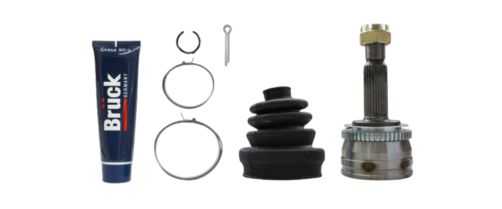 [495001C250-EURO] ESPIGA HOMOCINETICA CHRYSLER-DODGE-JEEP ATTITUDE 05-11 1.4, 1.6 / CON ABS-25EXT/22INT/48ABS-KIT-TRANSMISION ESTANDAR Y AUTOMATICO BRUCK