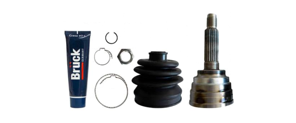 [96273570-EURO] ESPIGA HOMOCINETICA CHEVROLET MATIZ 2005-2014 1.0 / 23EXT/19INT-KIT MACHETA ABRAZADERA GRASA-TRANSMISION ESTANDAR BRUCK