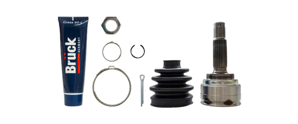 [4950705A00-EURO] ESPIGA HOMOCINETICA HYUNDAI ATOS 2005-2011 1.1 / 25EXT/20INT-KIT MACHETA ABRAZADERA GRASA BRUCK