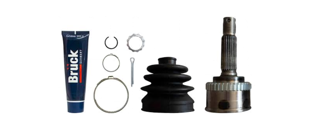 [4950002050-EURO] ESPIGA HOMOCINETICA HYUNDAI ATOS 2000-2004 1.0 / 25EXT/19INT/38ABS-KIT MACHETA ABRAZADERA GRASA BRUCK
