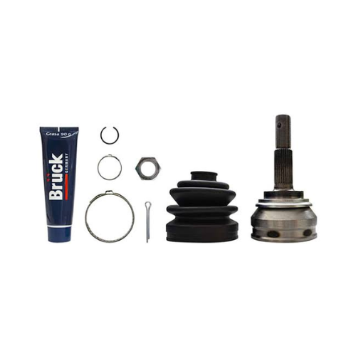 [39210Y02G0-EURO] ESPIGA HOMOCINETICA NISSAN TSURU III 1992-2017 1.6 / 25EXT/24INT-ESTRIADO GRUESO-KIT MACHETA ABRAZADERA GRASA BRUCK