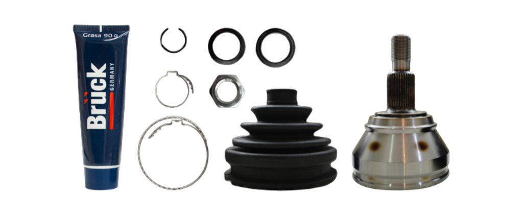 [1J0498099E-EURO] ESPIGA HOMOCINETICA VOLKSWAGEN AUDI SEAT JETTA IV 99-15 1.8T - GOLF IV 99-07 1.8T / 36EXT/27INT-KIT-TRANSMISION AUTOMATICA BRUCK