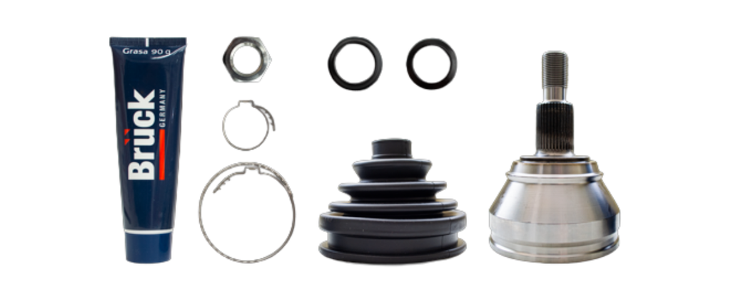 [1KM498099A-EURO] ESPIGA HOMOCINETICA VOLKSWAGEN AUDI SEAT JETTA IV 99-15 - GOLF IV 99-07 - BEETLE 98-11 /36EXT/27INT-KIT-TRANSMISION AUTOMATICA BRUCK