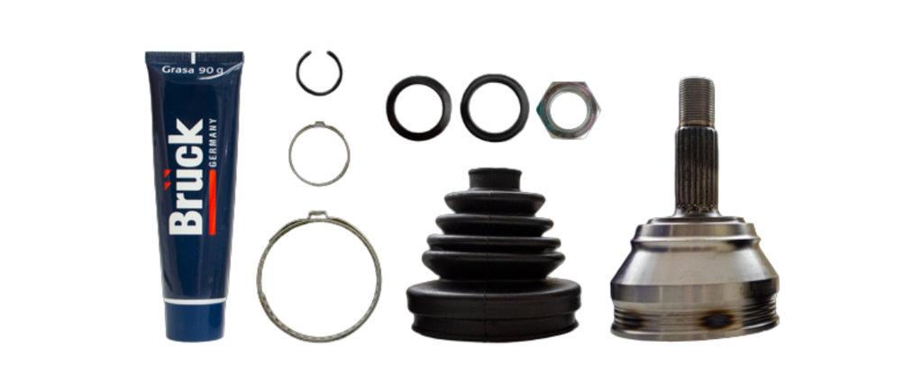 [357407311-EURO] ESPIGA HOMOCINETICA VOLKSWAGEN AUDI SEAT JETTA III 93-99 1.8 - GOLF III 93-99 1.8 - DERBY 95-09 / 22EXT/30INT-KIT BRUCK