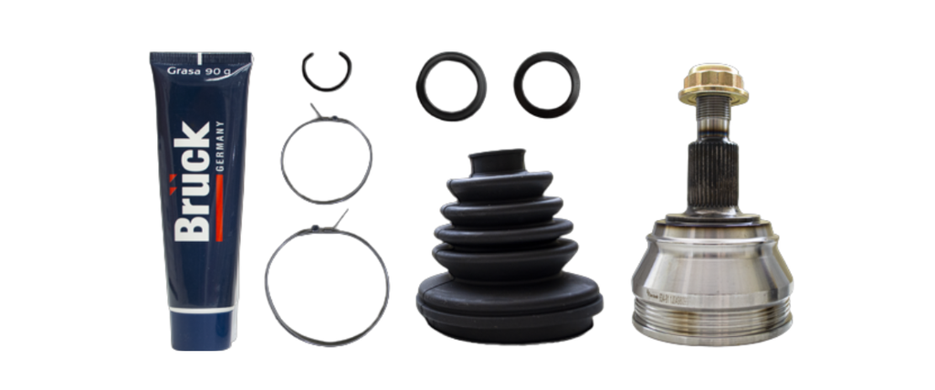 [1J0498099F-EURO] ESPIGA HOMOCINETICA VOLKSWAGEN AUDI SEAT JETTA IV 99-15 - GOLF IV 99-07 - BEETLE 98-11 /36EXT/30INT-KIT-TRANSMISION AUTOMATICO BRUCK
